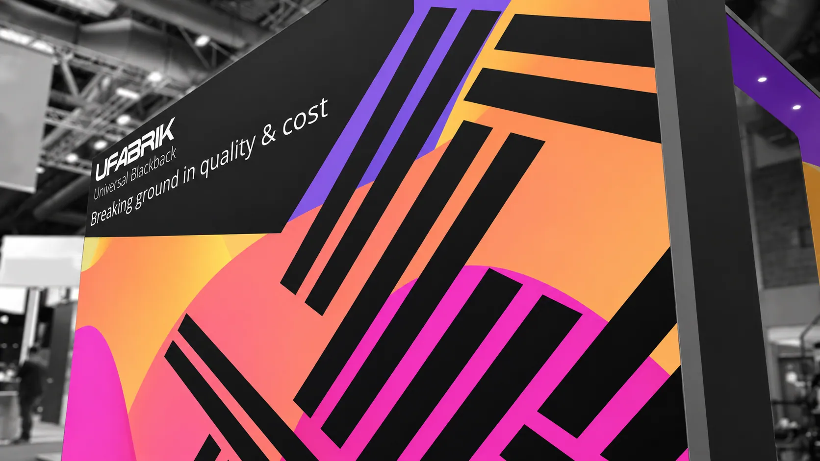 UFABRIK Universal Backlit: textilie pro podsvícenou reklamu