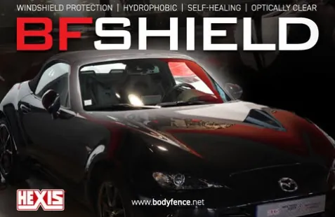Novinka od HEXIS – BFSHIELD ochranná fólie na čelní skla vozidel